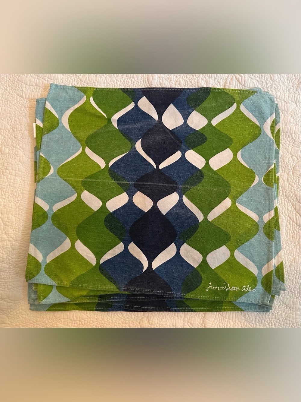 Jonathan Adler Cotton Napkins x 9